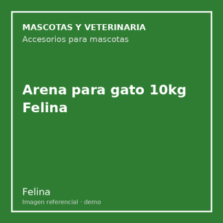 Arena para gato 10kg Felina
