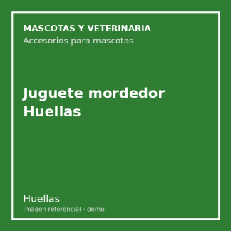 Juguete mordedor Huellas