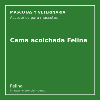 Cama acolchada Felina