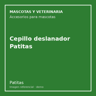 Cepillo deslanador Patitas