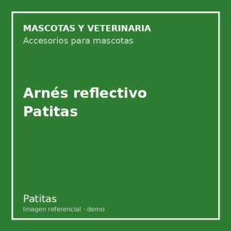 Arnés reflectivo Patitas